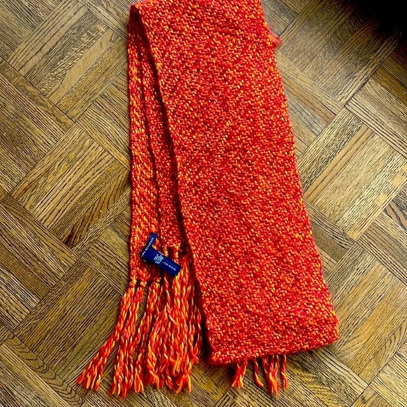 Banana Republic Wool Orange Scarf - Picture 1 of 7